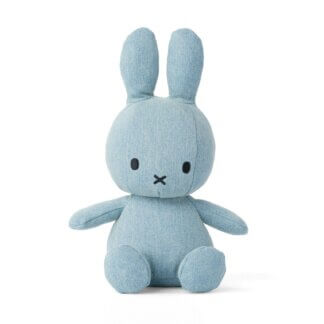 בובת MIFFY יושבת ג׳ינס בהיר - 23 ס״מ