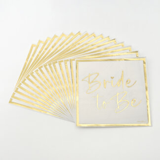 מפיות למסיבת רווקות, מפיות bride to be , קישוטים למסיבת רווקות