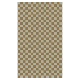 נייר עטיפה משבצות Checker - Mint/Ocher