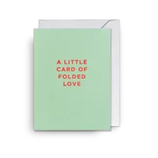 כרטיס ברכה A Little Card of Folded Love