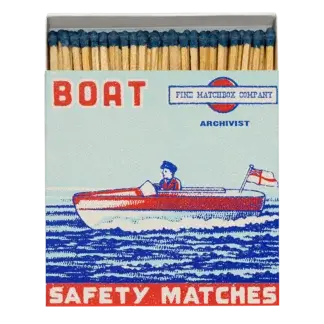 קופסאת גפרורים גדולה מעוצבת Boat